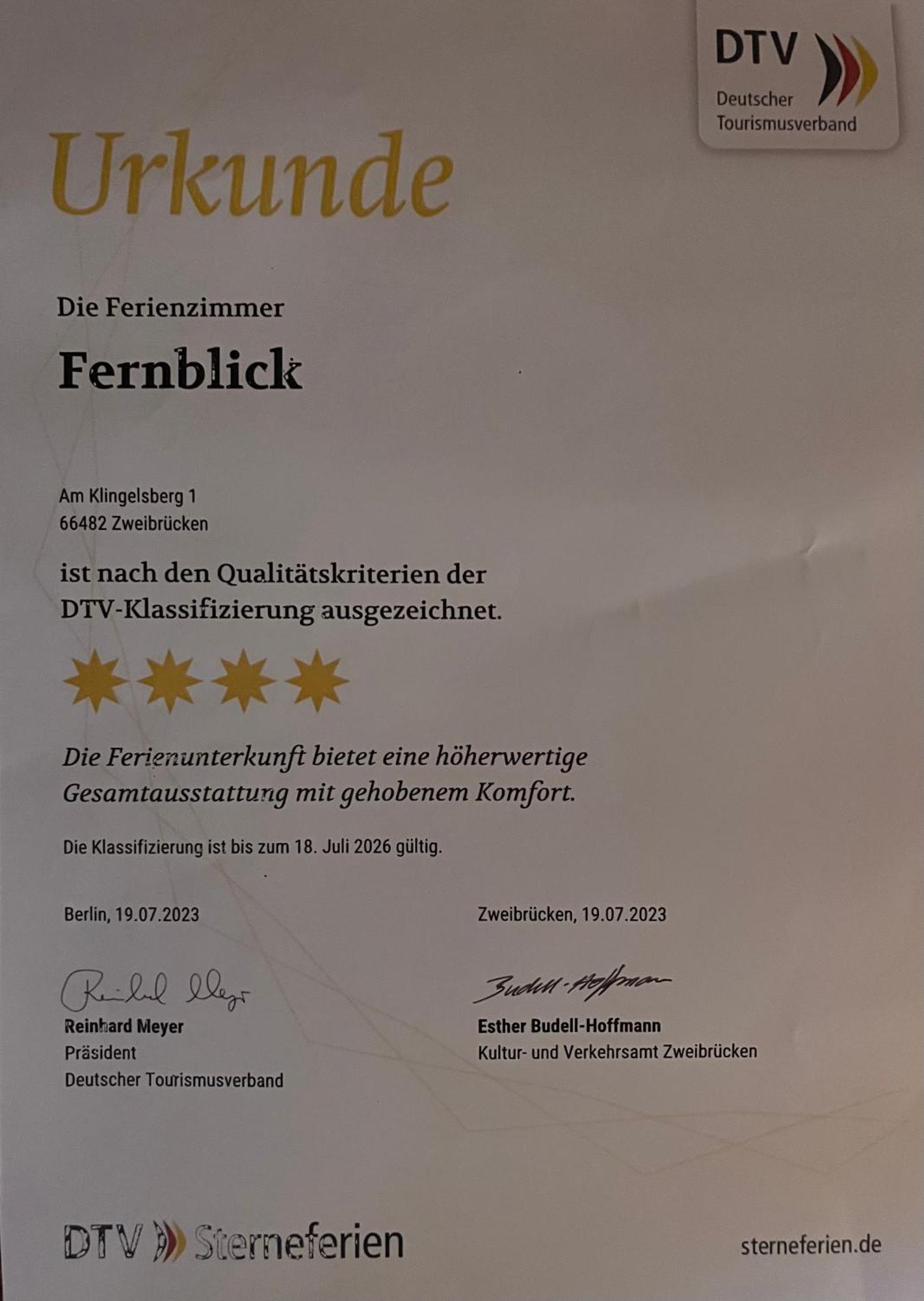 Fernblick Apartamento Zweibrücken Exterior foto